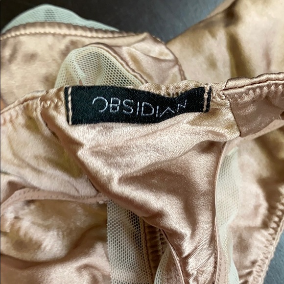 Obsidian By Elle Macpherson Lingerie Set Sz S - Picture 8 of 16